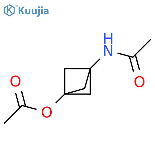 3-acetamidobicyclo[1.1.1]pentan-1-yl acetate structure