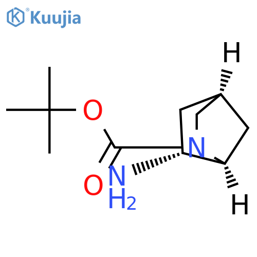 tert-butyl (1S,4S,6R)-6-amino-2-azabicyclo[2.2.1]heptane-2-carboxylate structure