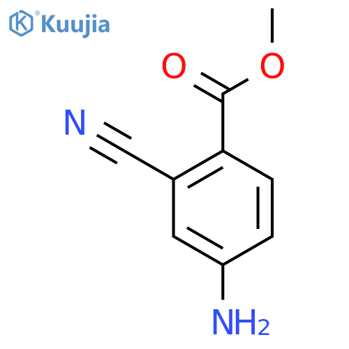 Methyl 4-amino-2-cyanobenzoate structure