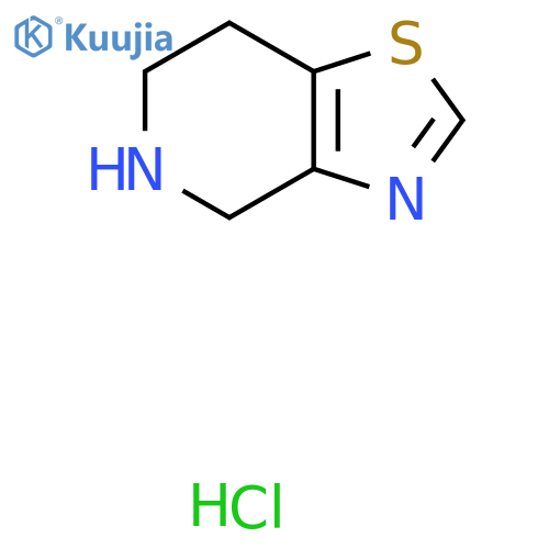 4,5,6,7-Tetrahydrothiazolo[4,5-c]pyridine hydrochloride structure