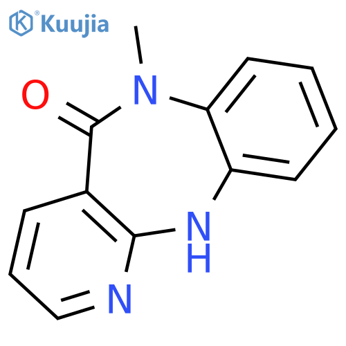 5H-Pyrido[2,3-b][1,5]benzodiazepin-5-one,6,11-dihydro-6-methyl- structure