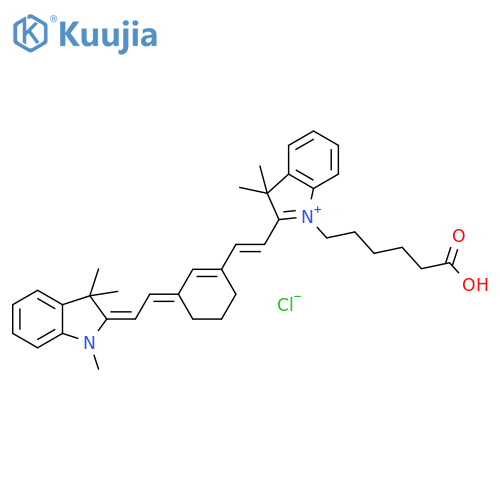 Cyclohexane Cyanine7 carboxylic acid structure