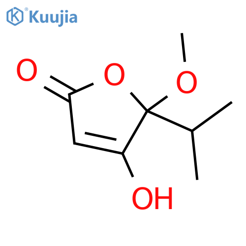 2(5H)-Furanone,4-hydroxy-5-methoxy-5-(1-methylethyl)- structure