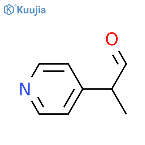 2-(pyridin-4-yl)propanal structure