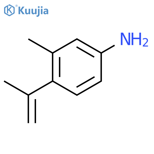 3-Methyl-4-(prop-1-en-2-yl)aniline structure