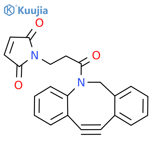 1-[3-(11,12-Didehydrodibenz[b,f]azocin-5(6H)-yl)-3-oxopropyl]-1H-pyrrole-2,5-dione structure
