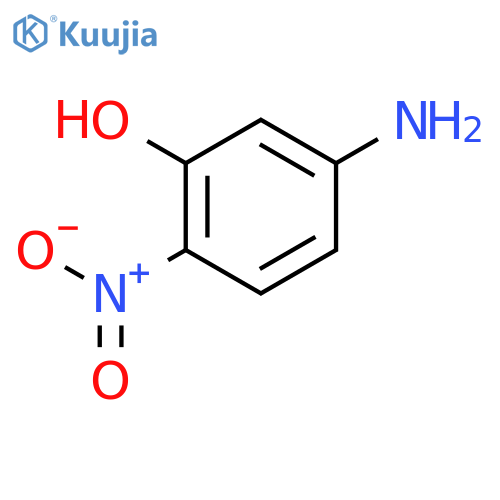 Phenol,5-amino-2-nitro- structure
