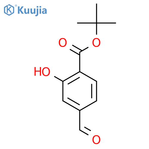 Tert-Butyl 4-formyl-2-hydroxybenzoate structure
