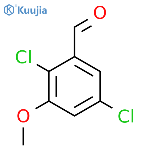 2,5-Dichloro-3-methoxybenzaldehyde structure