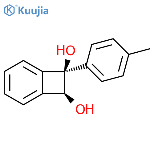 rel-(7R,8S)-7-(4-Methylphenyl)bicyclo[4.2.0]octa-1,3,5-triene-7,8-diol structure