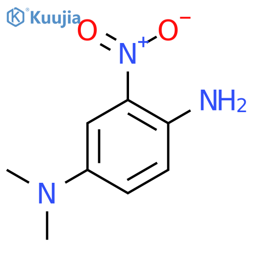 4-Amino-N,N-dimethyl-3-nitroaniline structure