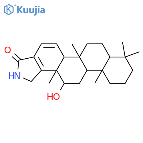 12-Hydroxy-15,17-scalaradiene-24,25-lactam; 12β-form structure