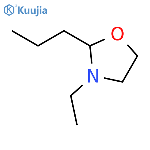 Oxazolidine,3-ethyl-2-propyl- structure