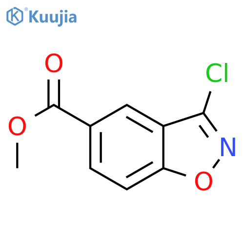 methyl 3-chloro-1,2-benzoxazole-5-carboxylate structure