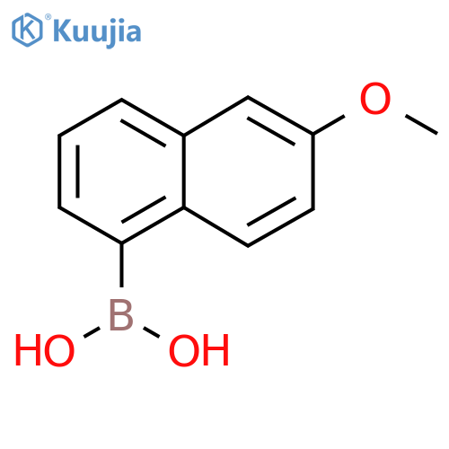 6-Methoxy-1-naphthylboronic acid structure