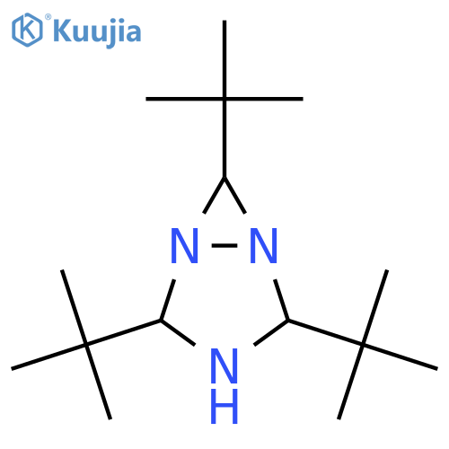 1,3,5-Triazabicyclo[3.1.0]hexane,2,4,6-tris(1,1-dimethylethyl)- structure