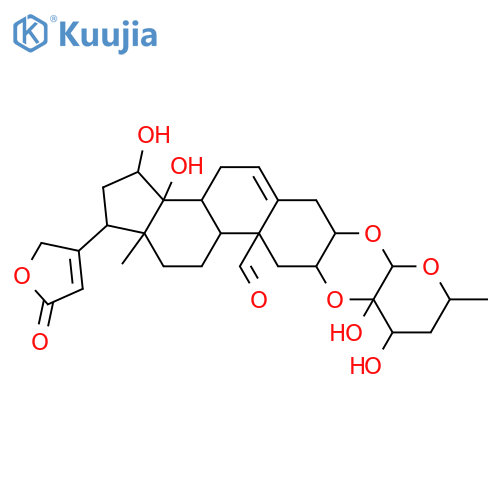 Gomphoside; 3'-Epimer, 19-oxo, 15β-hydroxy, 5,6-didehydro structure