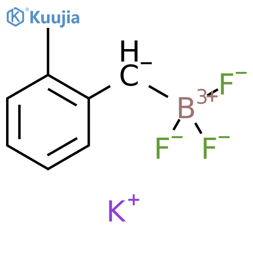 potassium trifluoro(2-methylbenzyl)borate structure