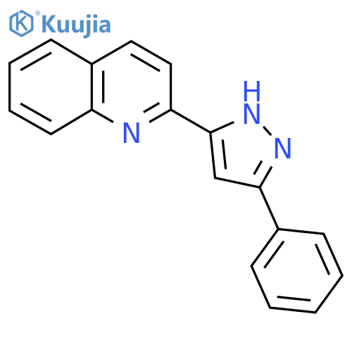 2-(3-Phenyl-1H-pyrazol-5-yl)quinoline structure