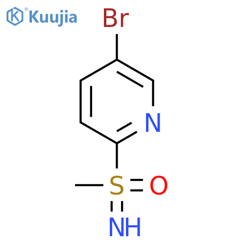 (5-Bromopyridin-2-yl)(imino)methyl-lambda6-sulfanone structure