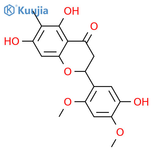 2',4',5,5',7-Pentahydroxy-6-methylflavanone; (S)-form, 2',4'-Di-Me ether structure