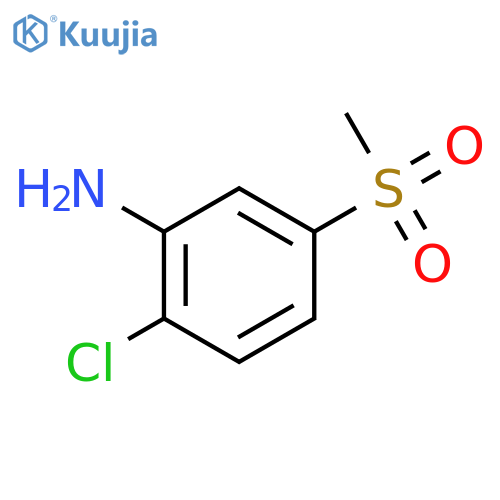 2-Chloro-5-methanesulfonylaniline Hydrochloride structure