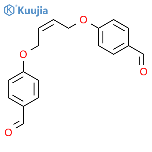 Benzaldehyde, 4,4'-[(2Z)-2-butene-1,4-diylbis(oxy)]bis- structure