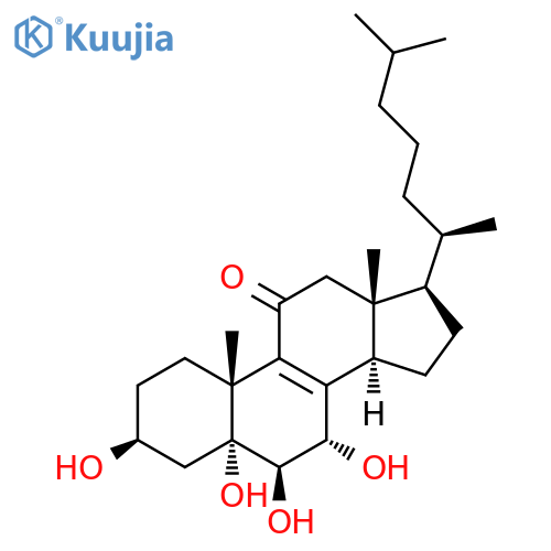 Cholest-8-en-11-one,3,5,6,7-tetrahydroxy-, (3b,5a,6b,7a)- (9CI) structure