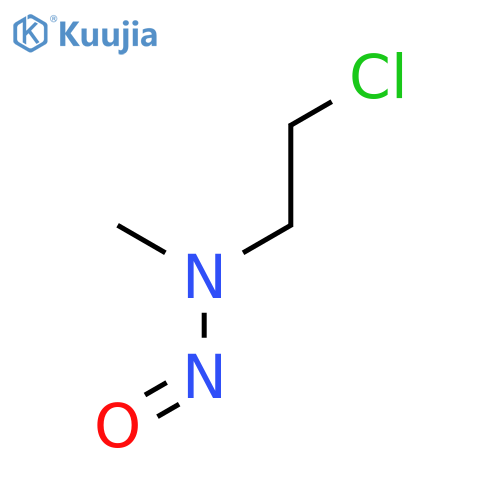 Ethanamine,2-chloro-N-methyl-N-nitroso- structure