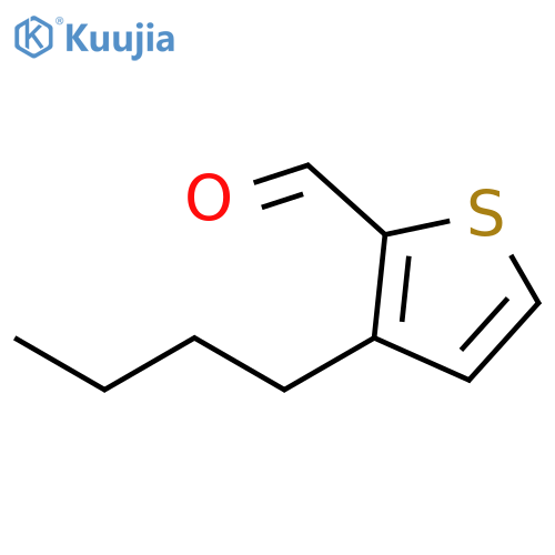 2-Thiophenecarboxaldehyde, 3-butyl- structure
