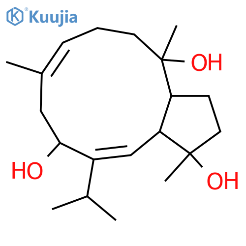 1,11-Capnosadiene-4,8,14-triol; (1E,3S,4S,7R,8S,11E,14S)-form structure