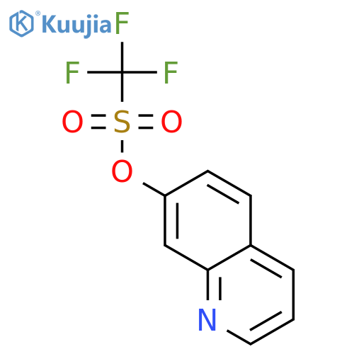 Quinolin-7-yl trifluoromethanesulfonate structure
