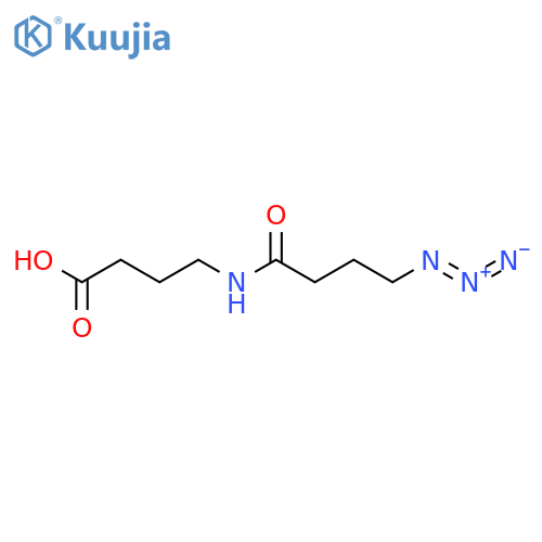 Butanoic acid, 4-[(4-azido-1-oxobutyl)amino]- structure