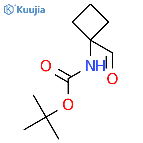 tert-butyl N-(1-formylcyclobutyl)carbamate structure