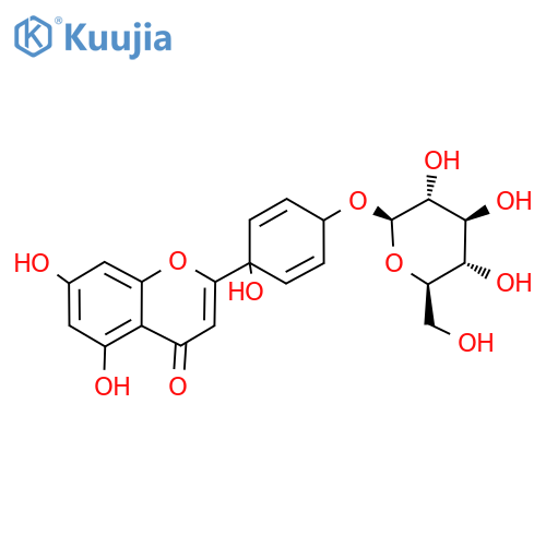 Protoapigenin 4'-O-β-D-glucoside structure