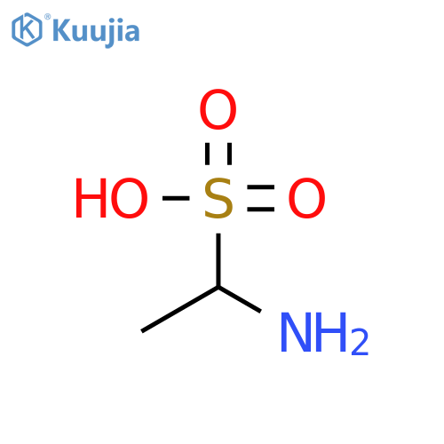 Ethanesulfonic acid,1-amino- structure