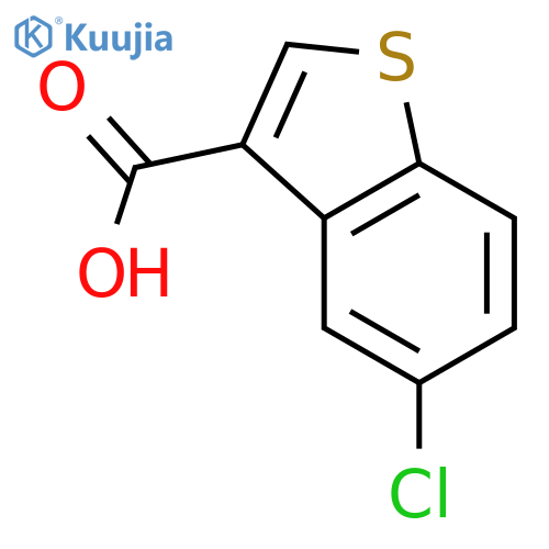 5-chloro-1-benzothiophene-3-carboxylic acid structure