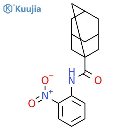 Tricyclo[3.3.1.13,7]decane-1-carboxamide, N-(2-nitrophenyl)- structure