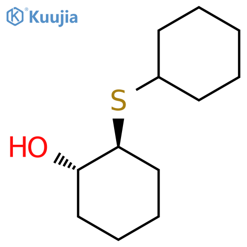 (1S,2S)-2-(Cyclohexylsulfanyl)cyclohexan-1-ol structure