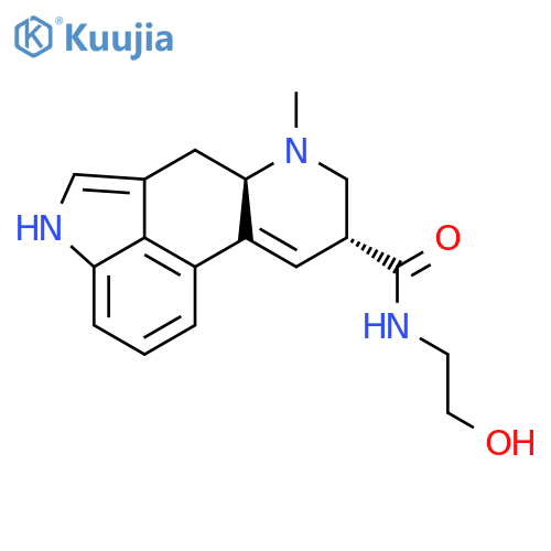 Ergoline-8-carboxamide,9,10-didehydro-N-(2-hydroxyethyl)-6-methyl-, (8b)- (9CI) structure