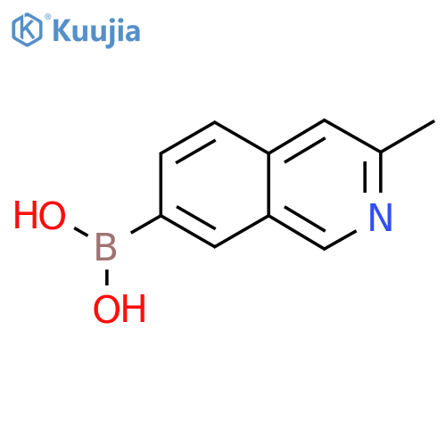 (3-Methylisoquinolin-7-yl)boronic acid structure