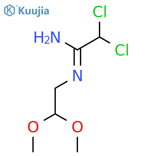 2,2-Dichloro-N-(2,2-dimethoxyethyl)acetimidamide structure