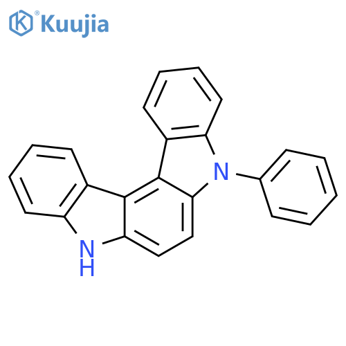 Indolo[2,3-c]carbazole, 5,8-dihydro-5-phenyl- structure