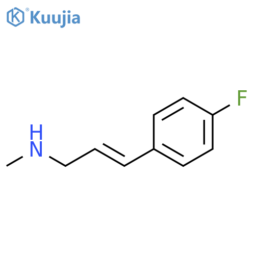 [3-(4-Fluoro-phenyl)-allyl]-methyl-amine structure