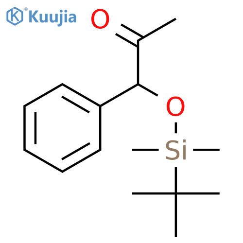 2-PROPANONE, 1-[[(1,1-DIMETHYLETHYL)DIMETHYLSILYL]OXY]-1-PHENYL- structure