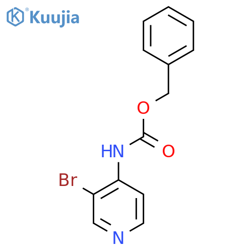 benzyl N-(3-bromopyridin-4-yl)carbamate structure