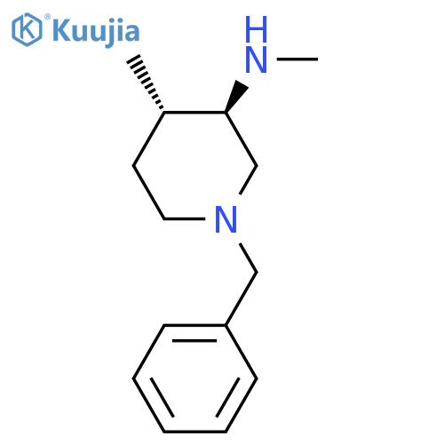 (3R, 4S) -1-벤질-N, 4-디메틸페티딘-3-아민 structure