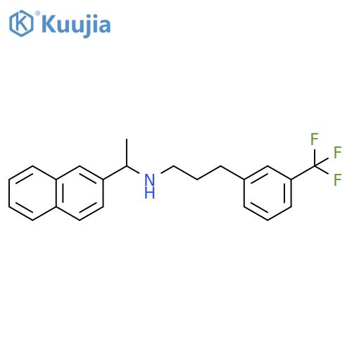N-(1-(Naphthalen-2-yl)ethyl)-3-(3-(trifluoromethyl)phenyl)propan-1-amine structure