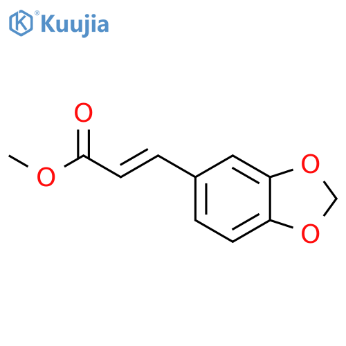 methyl 3-(1,3-benzodioxol-5-yl)acrylate structure