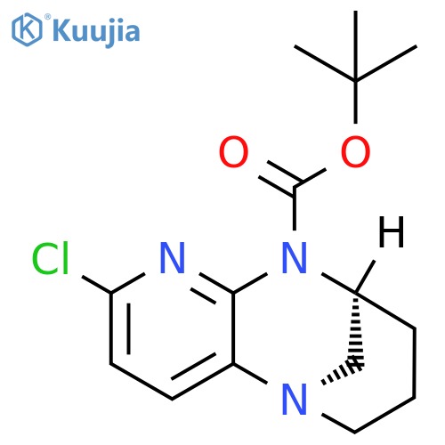 tert-butyl (1R,9S)-5-chloro-1,6,8-triazatricyclo[7.3.1.02?]trideca-2,4,6-triene-8-carboxylate structure